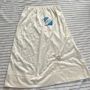 Vintage lingerie by vincent satin slip skirt